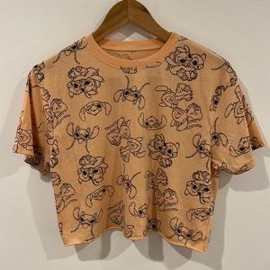 Disney pink Lilo and stitch girls t-shirt size XS